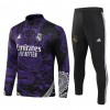 Tréninkový Mikina Real Madrid Purple Version Dragon Čtvrt Zip 2023-24 pro Děti